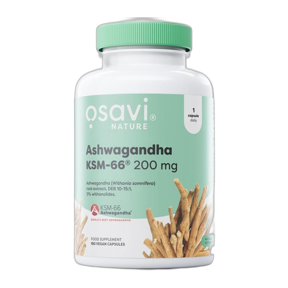 Osavi Ashwagandha KSM-66, 200mg - 180 vegan caps