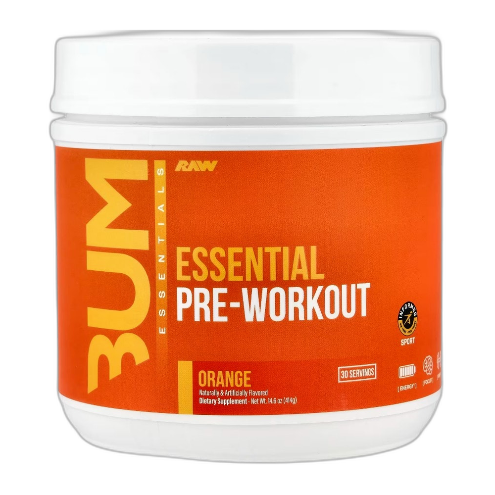 Raw Nutrition CBUM Essential Pre-Workout, Orange - 414g