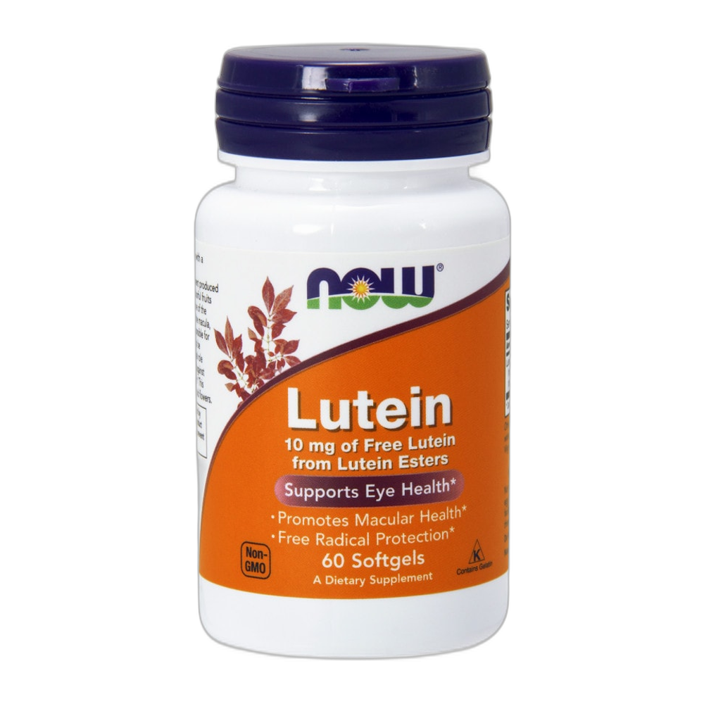 NOW Foods Lutein, 10mg - 60 softgels