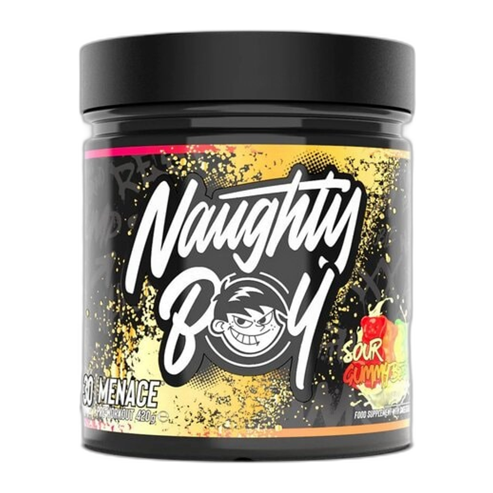 Naughty Boy Menace VitaCholine + Taurine, Sour Gummy Bears - 420g