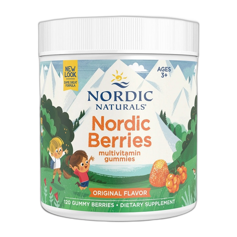Nordic Naturals Nordic Berries Multivitamin - 120 gummy berries