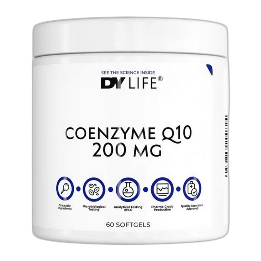 Dorian Yates DY LIFE Coenzyme Q10, 200mg - 60 softgels