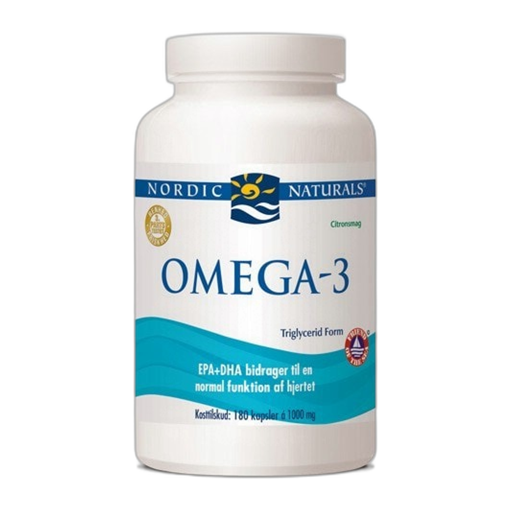 Nordic Naturals (Danish Label) Omega-3 Fiskeolie, 690mg Lemon - 180 softgels