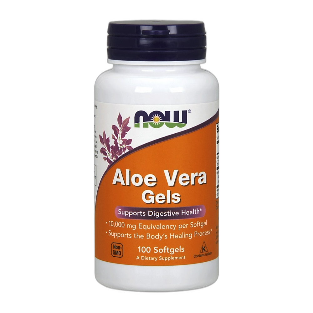 NOW Foods Aloe Vera Gels - 100 softgels