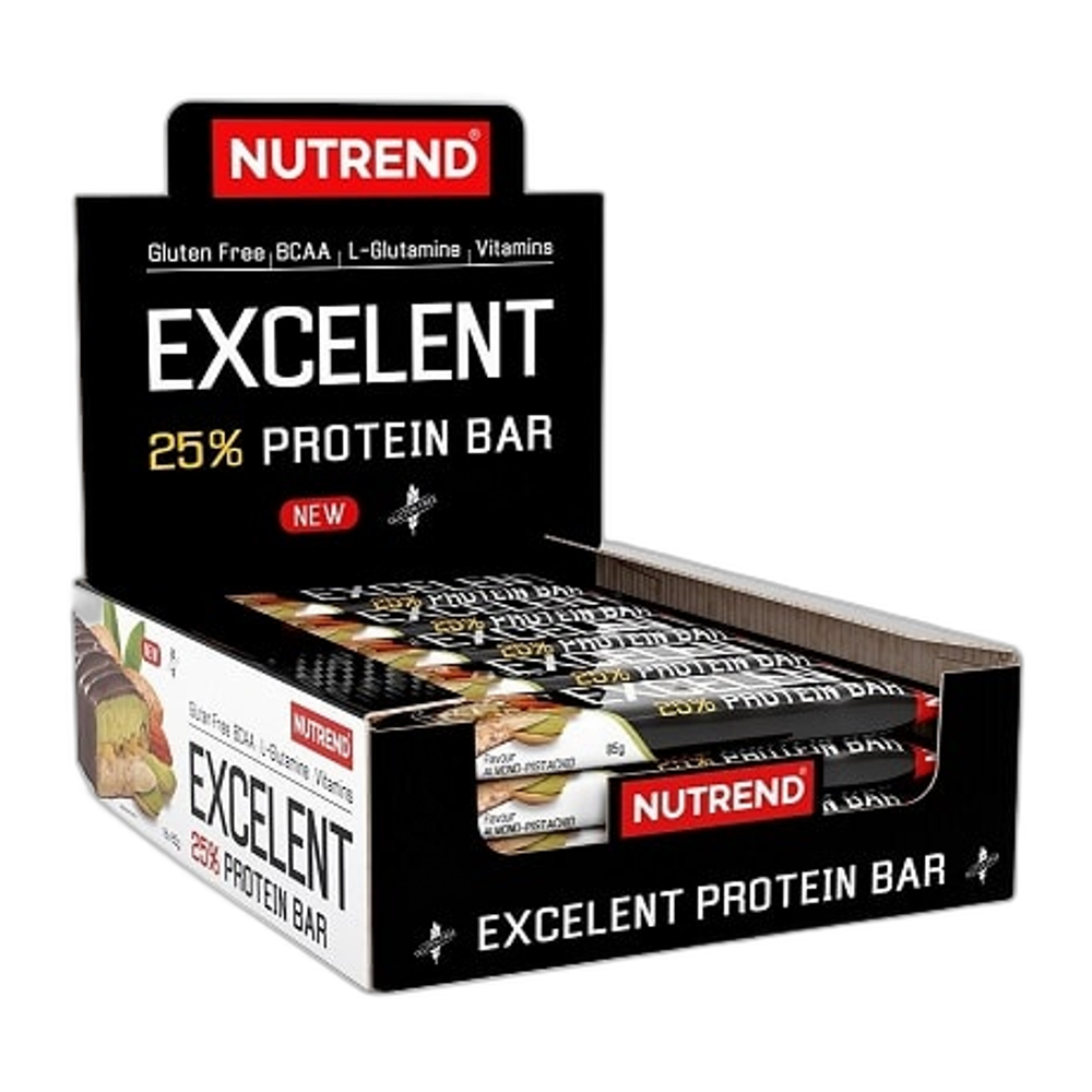 Nutrend Excelent 25% Protein Bar, Vanilla & Pineapple - 18 x 85g