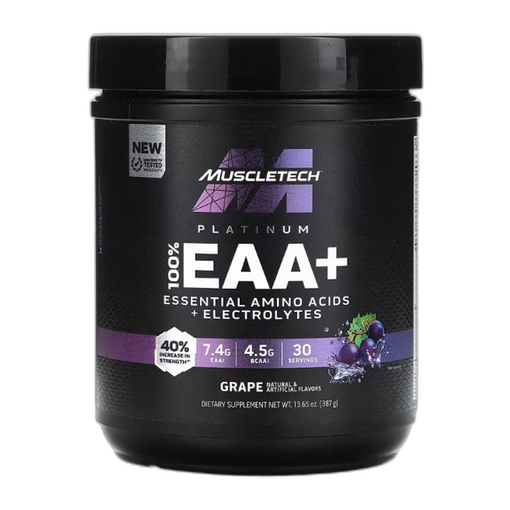 MuscleTech Platinum 100% EAA+, Grape - 387g