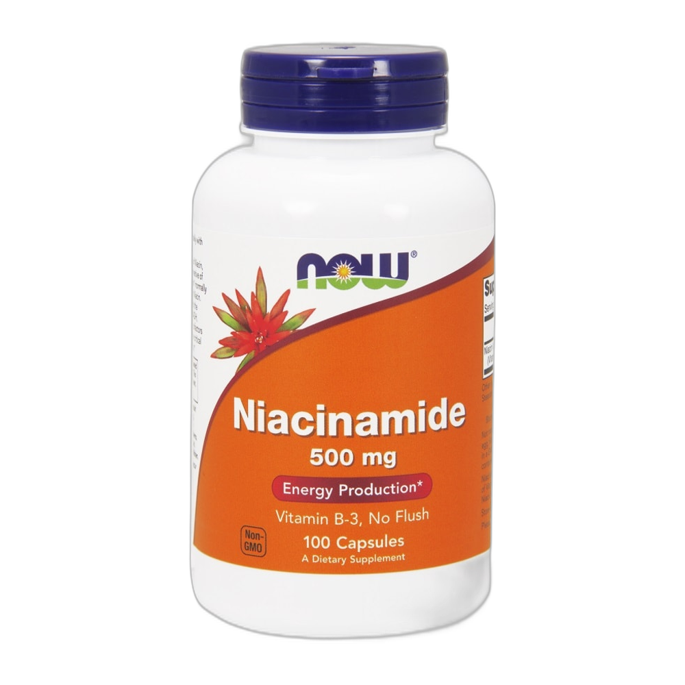 NOW Foods Niacinamide, 500mg - 100 caps