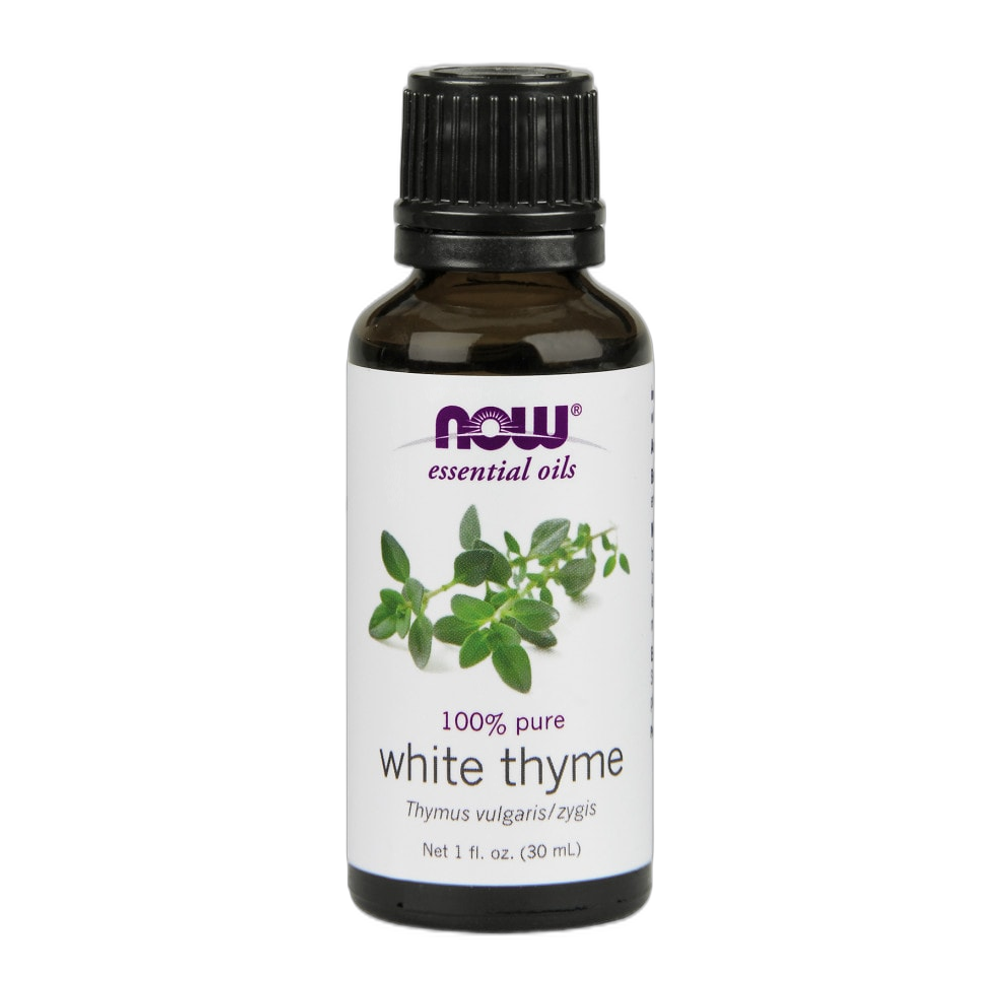NOW Foods Essential Oil, White Thyme Oil - 30 ml.