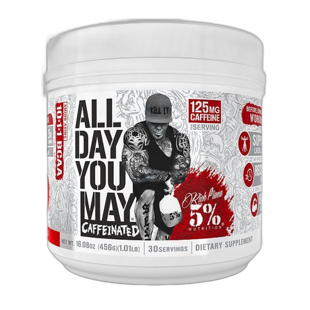 5% Nutrition AllDayYouMay Caffeinated - Legendary Series, Southern Sweet Tea - 462g
