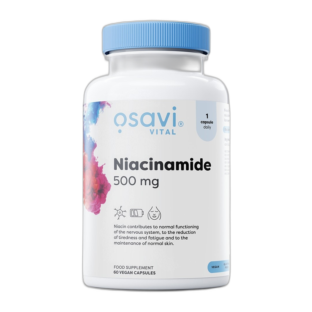 Osavi Niacinamide, 500mg - 60 vegan caps