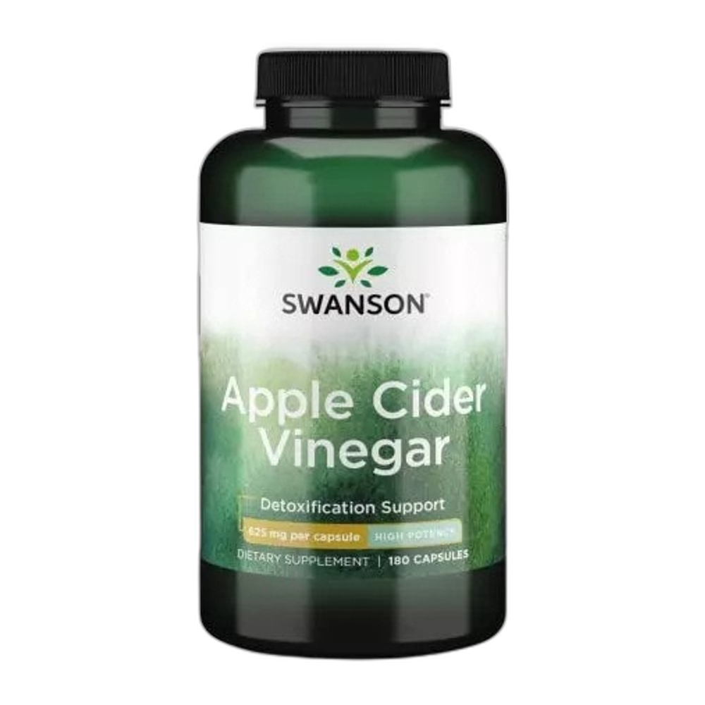 Swanson Apple Cider Vinegar, 1250mg High Potency - 180 caps