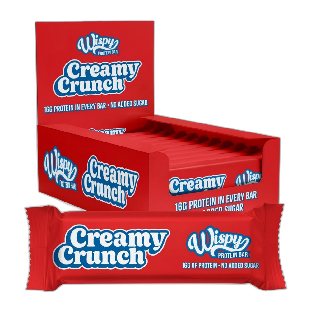 Wispy Protein Bar, Creamy Crunch - 10 x 55g