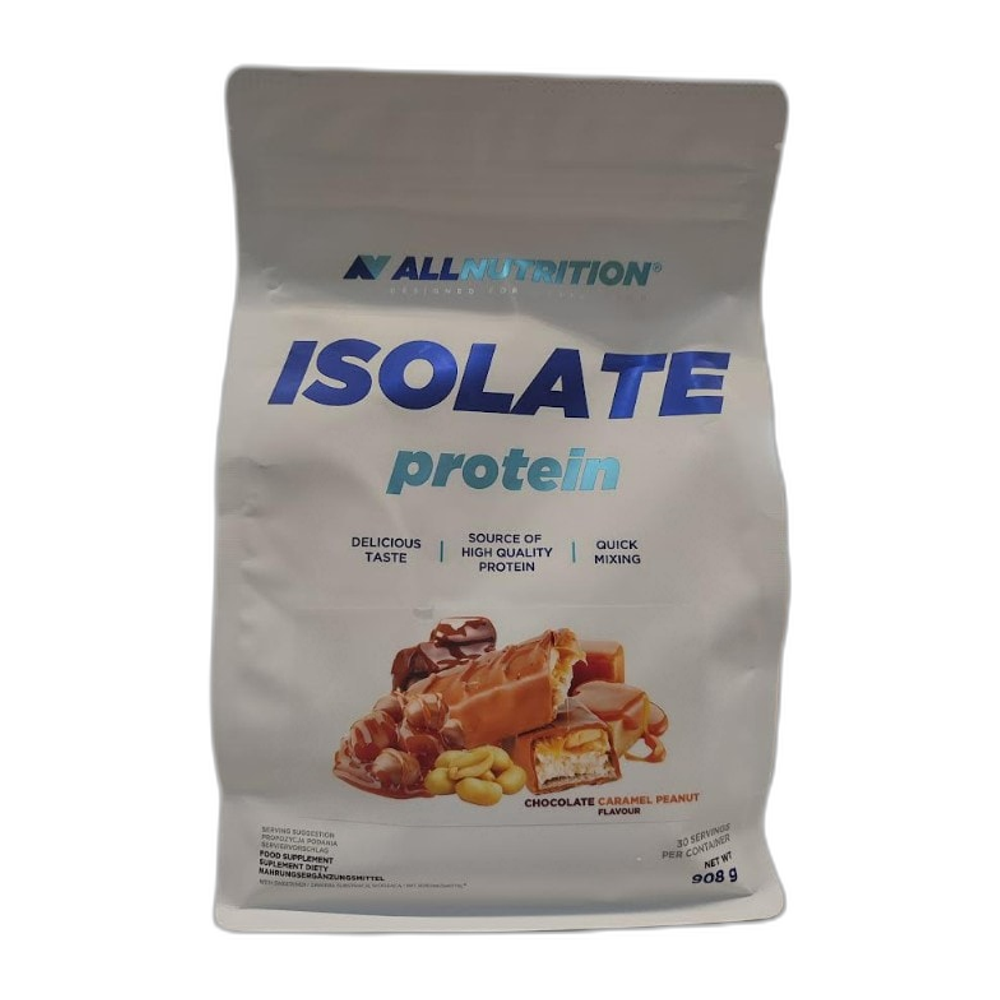 Allnutrition Isolate Protein, Chocolate Caramel Peanut - 908g