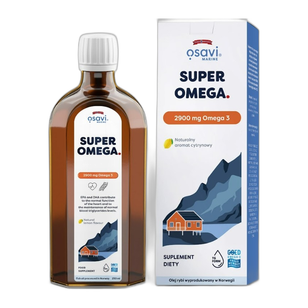 Osavi Super Omega, 2900mg Omega 3 (Lemon) - 250 ml.