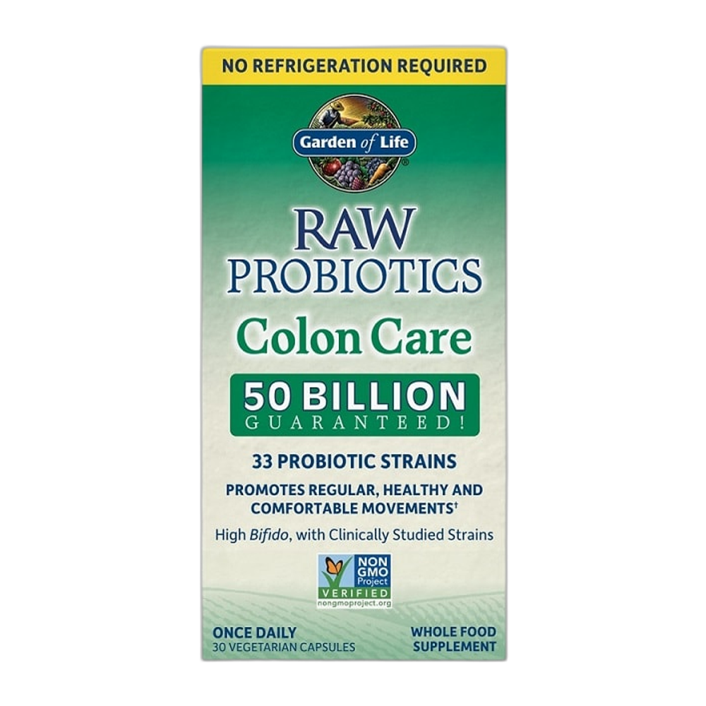 Garden of Life Raw Probiotics Colon Care - 30 vcaps