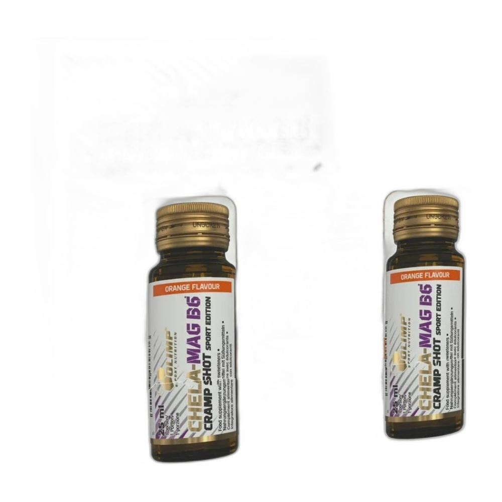 Olimp Nutrition Chela-Mag B6 Cramp Shot, Orange - 9 x 25 ml.