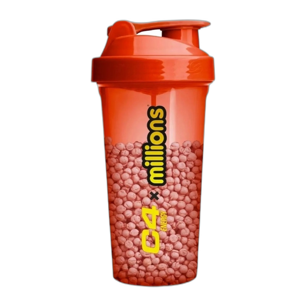 Cellucor C4 Energy x Millions Strawberry Shaker, Red - 800 ml.