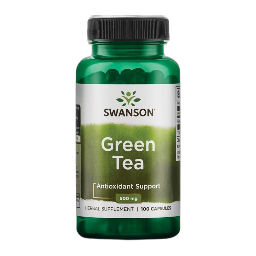 Swanson Green Tea, 500mg - 100 caps