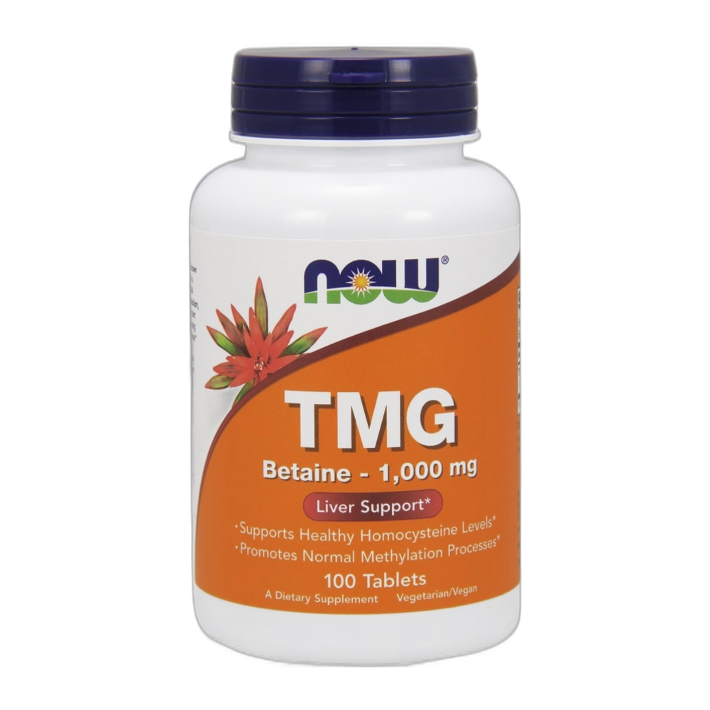 NOW Foods TMG (Trimethylglycine), 1000mg - 100 tabs