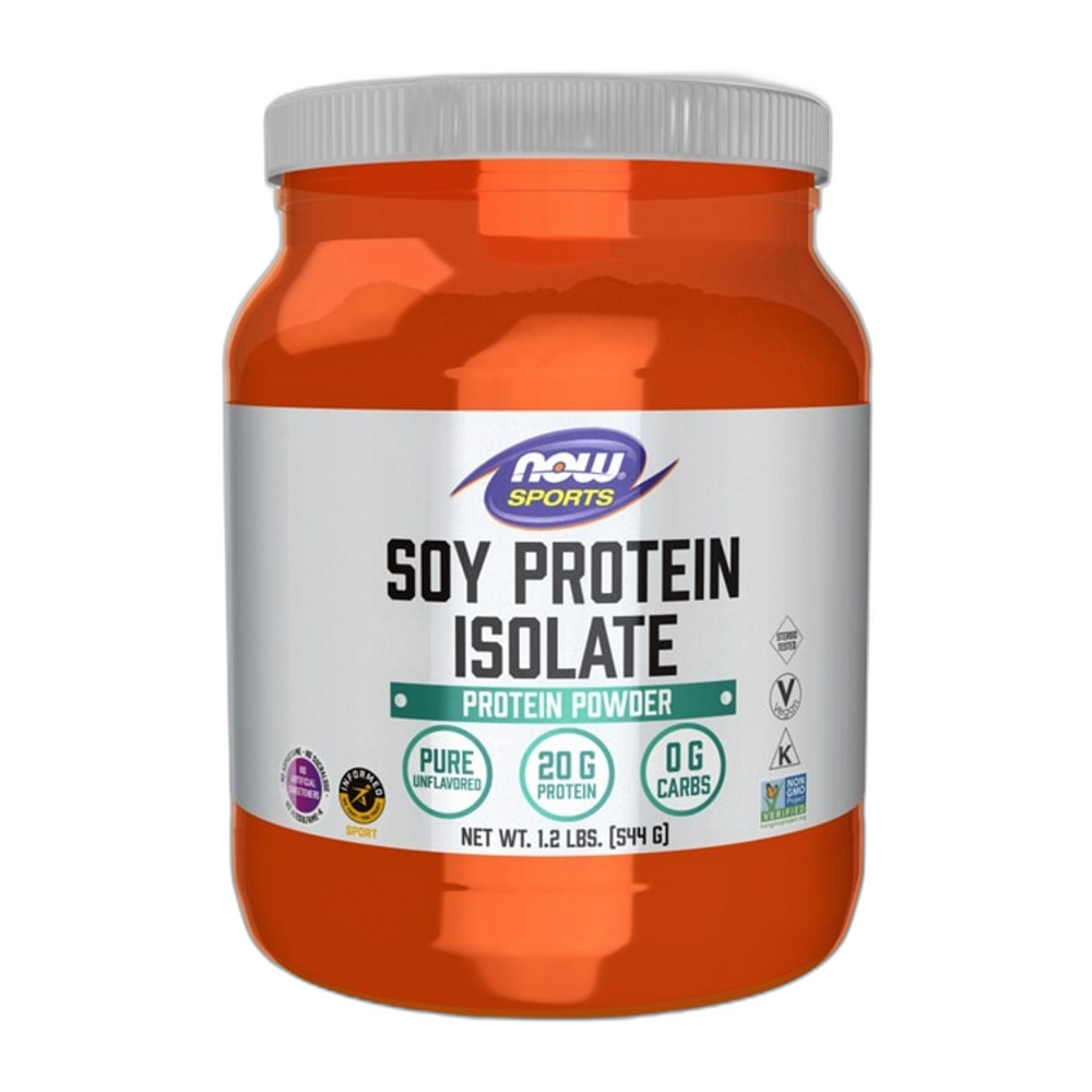 NOW Foods Soy Protein Isolate, Unflavored - 544g