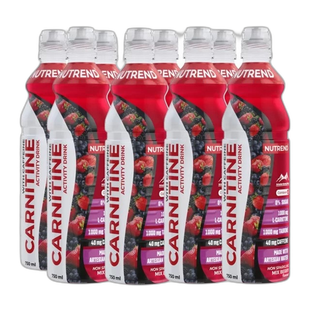 Nutrend Carnitine Activity Drink with Caffeine - 8 x 750 ml.