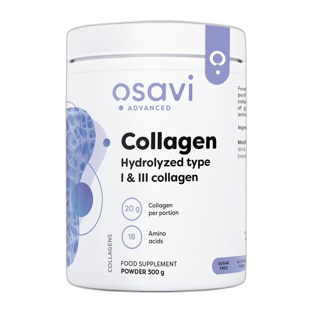 Osavi Collagen Hydrolysed Type I & III, Unflavoured - 300g