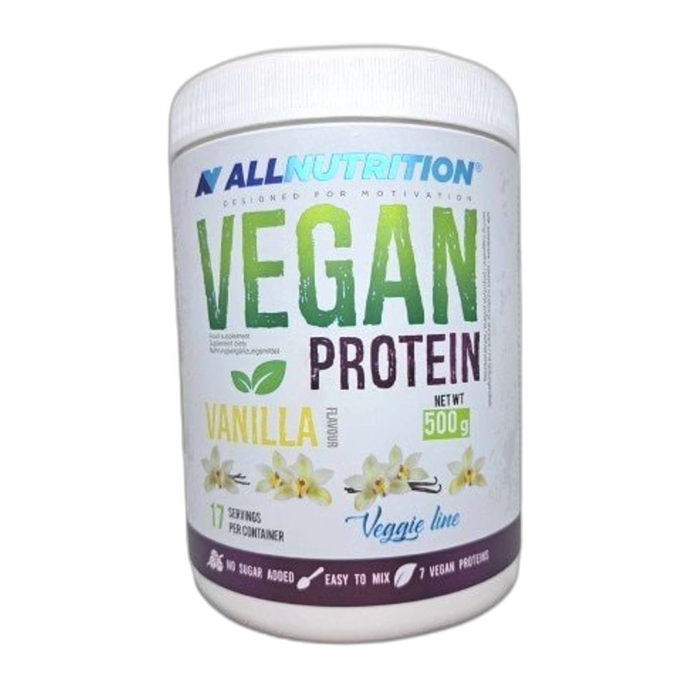 Allnutrition Vegan Protein, Vanilla - 500g