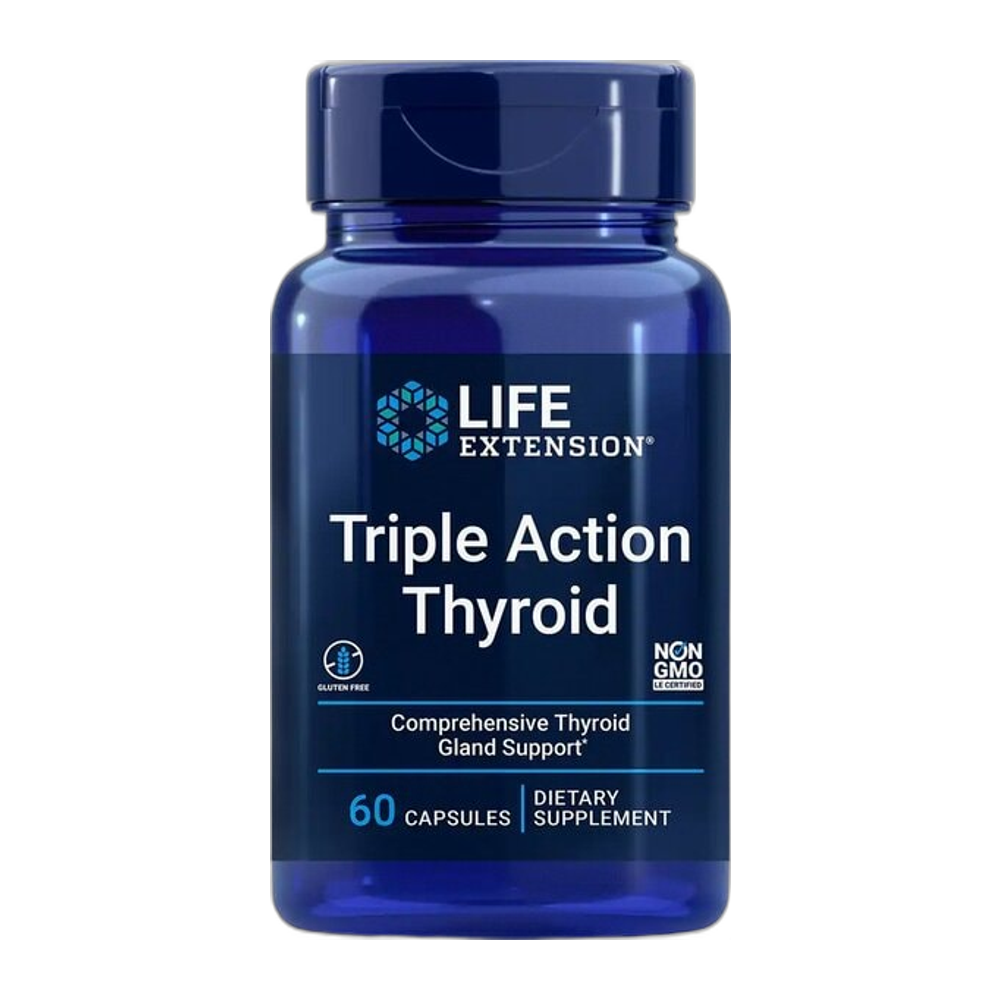 Life Extension Triple Action Thyroid - 60 caps