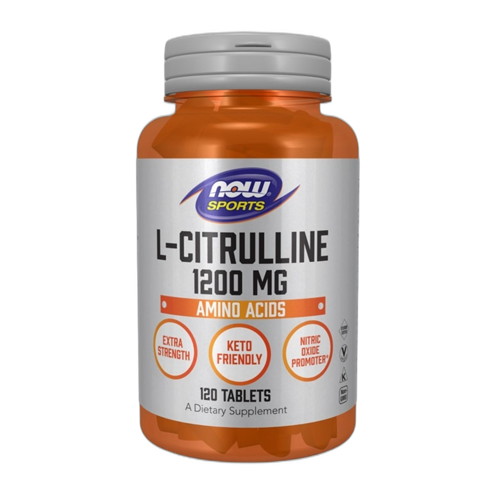 NOW Foods L-Citrulline, 1200mg Extra Strength - 120 tabs