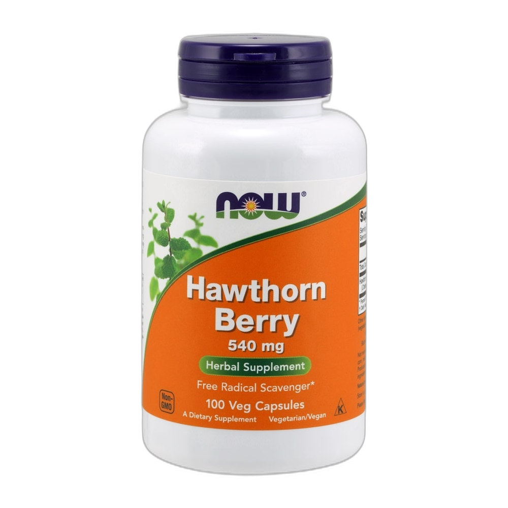 NOW Foods Hawthorn Berry, 540mg - 100 vcaps