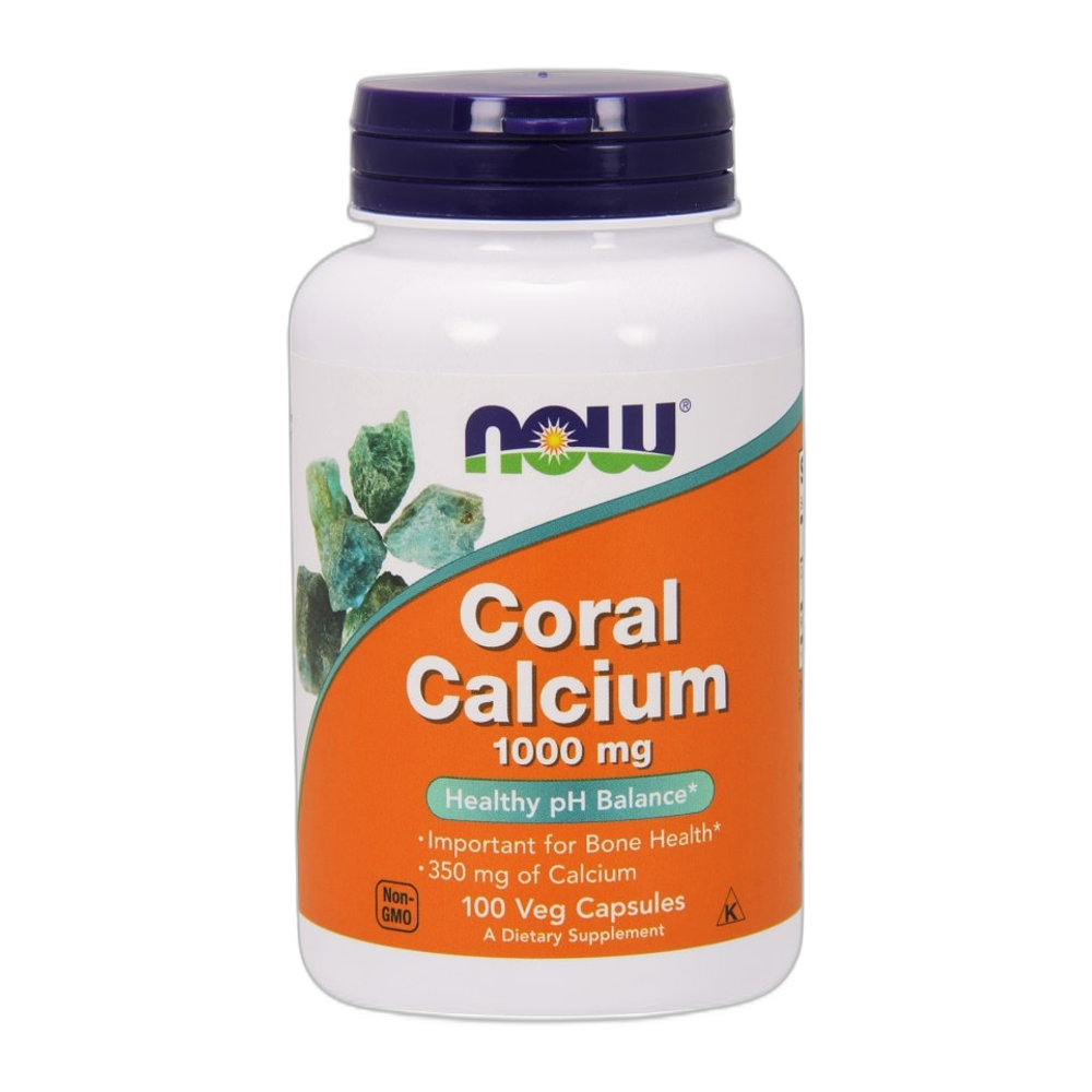 NOW Foods Coral Calcium, 1000mg - 100 vcaps