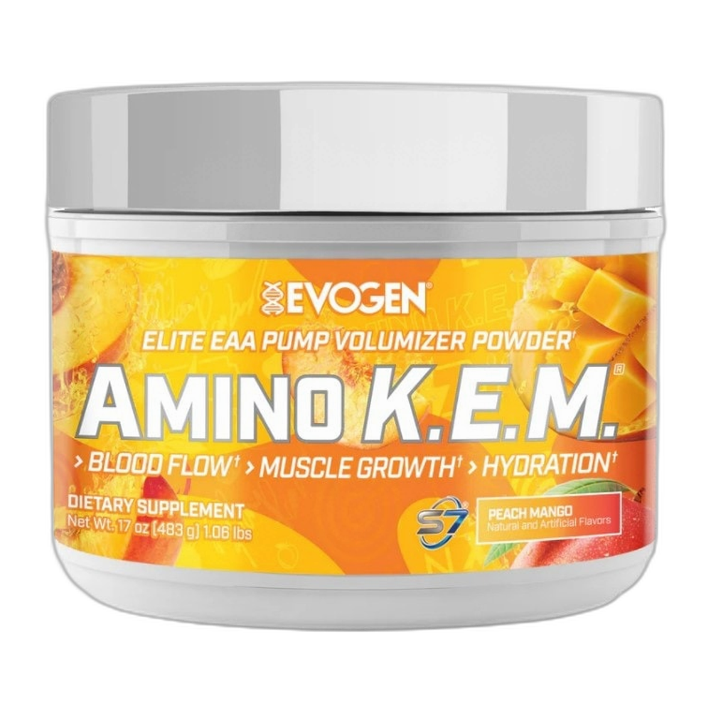 Evogen Amino K.E.M. EAA, Peach Mango - 483g