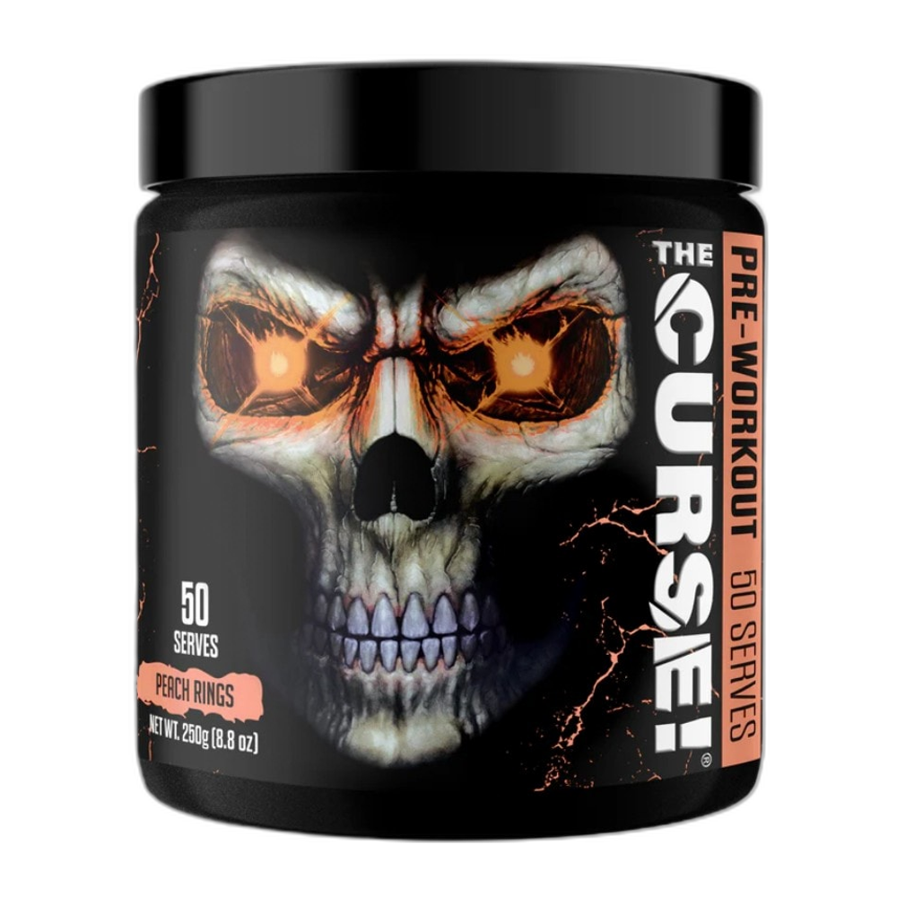 JNX Sports The Curse! Pre-Workout (EU), Peach Rings - 250g