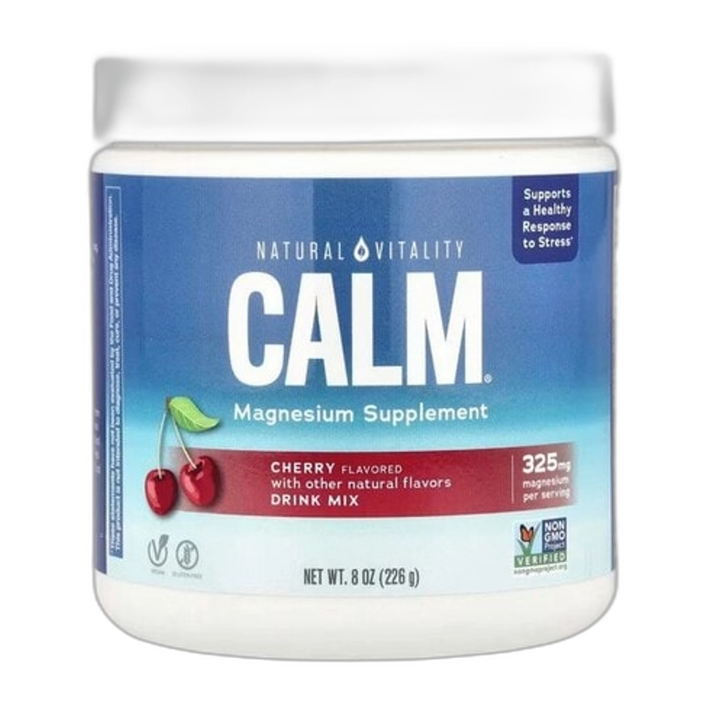Natural Vitality Calm Magnesium Powder, Cherry - 226g