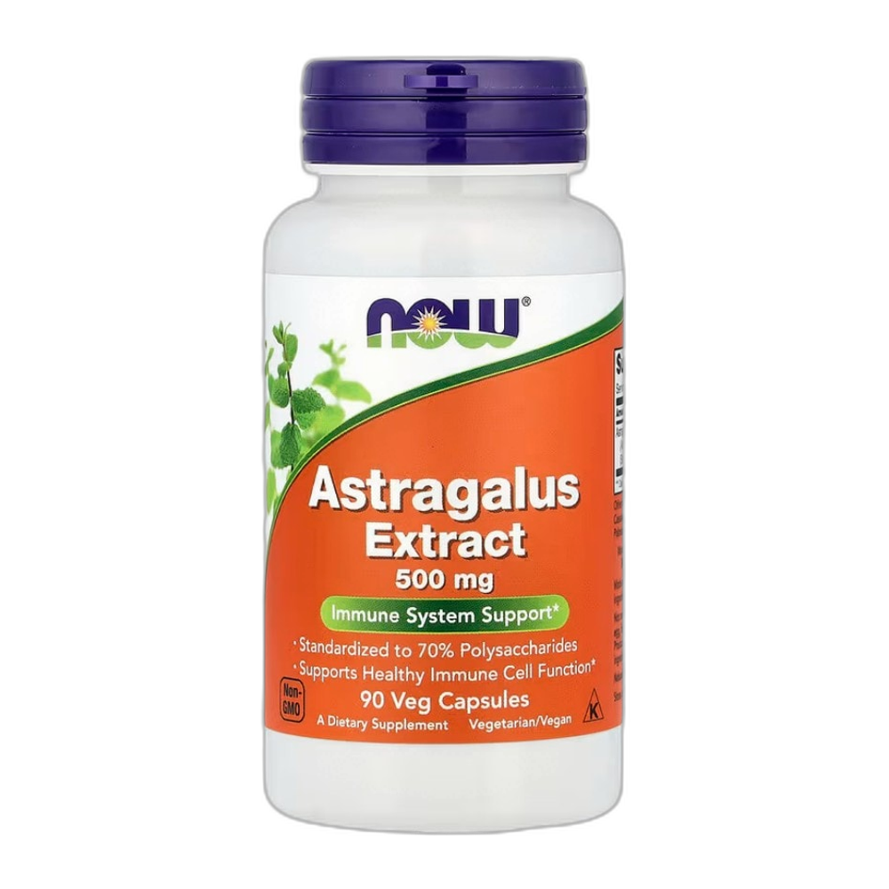 NOW Foods Astragalus Extract, 500mg - 90 vcaps