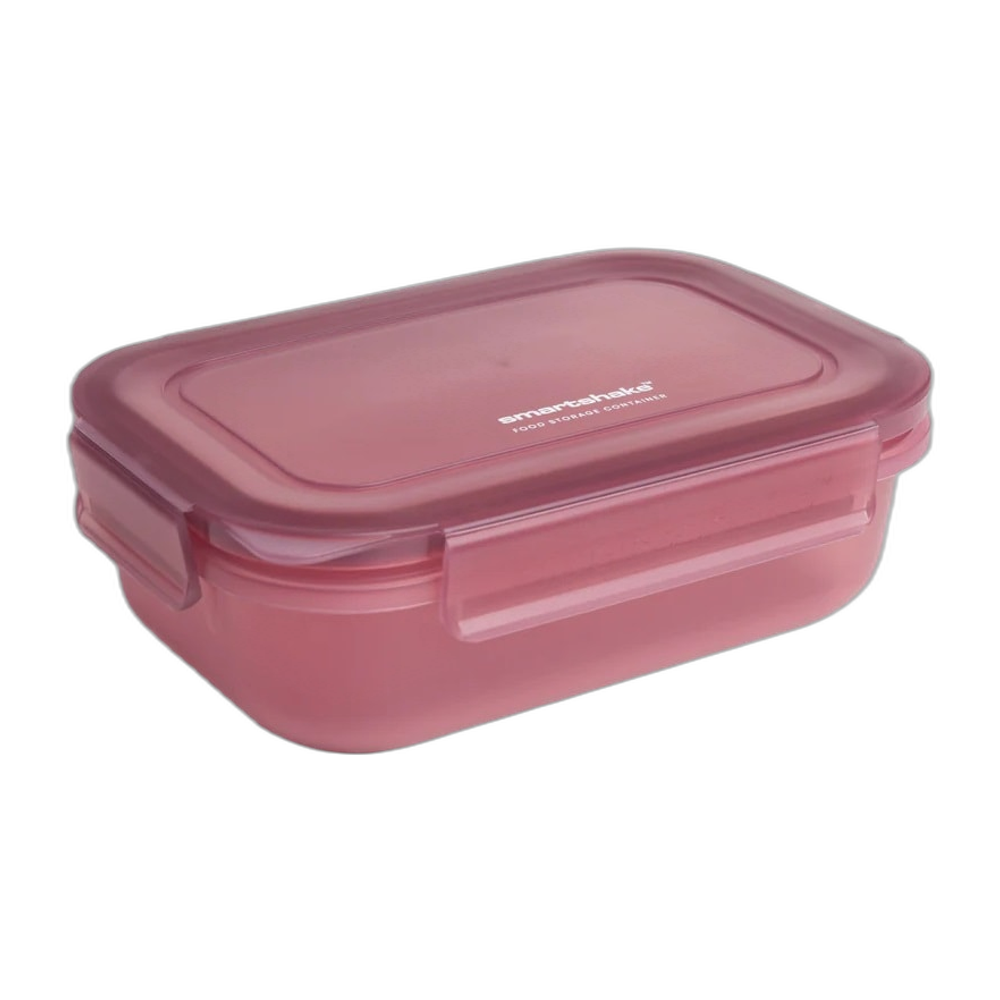 SmartShake Food Storage Container, Deep Rose - 800 ml.