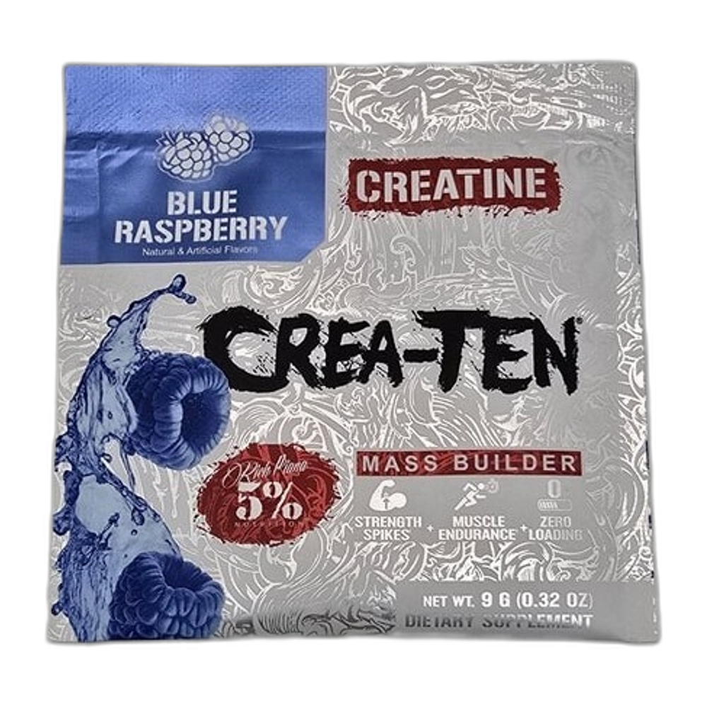 5% Nutrition Crea-TEN - Legendary Series, Blue Raspberry - 9g (1 serving)