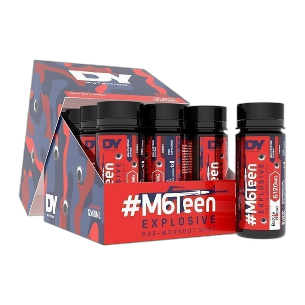 Dorian Yates #M6Teen Explosive Pre-Workout Shot - 12 x 60ml.