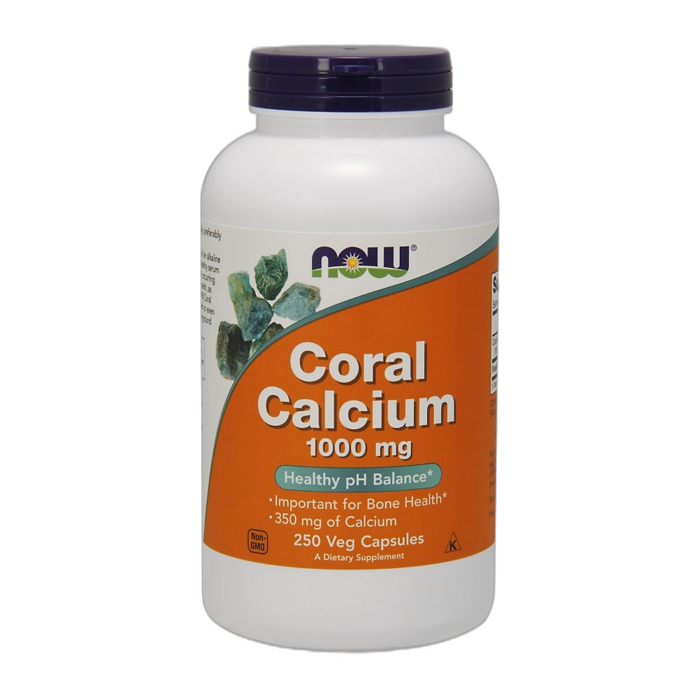 NOW Foods Coral Calcium, 1000mg - 250 vcaps