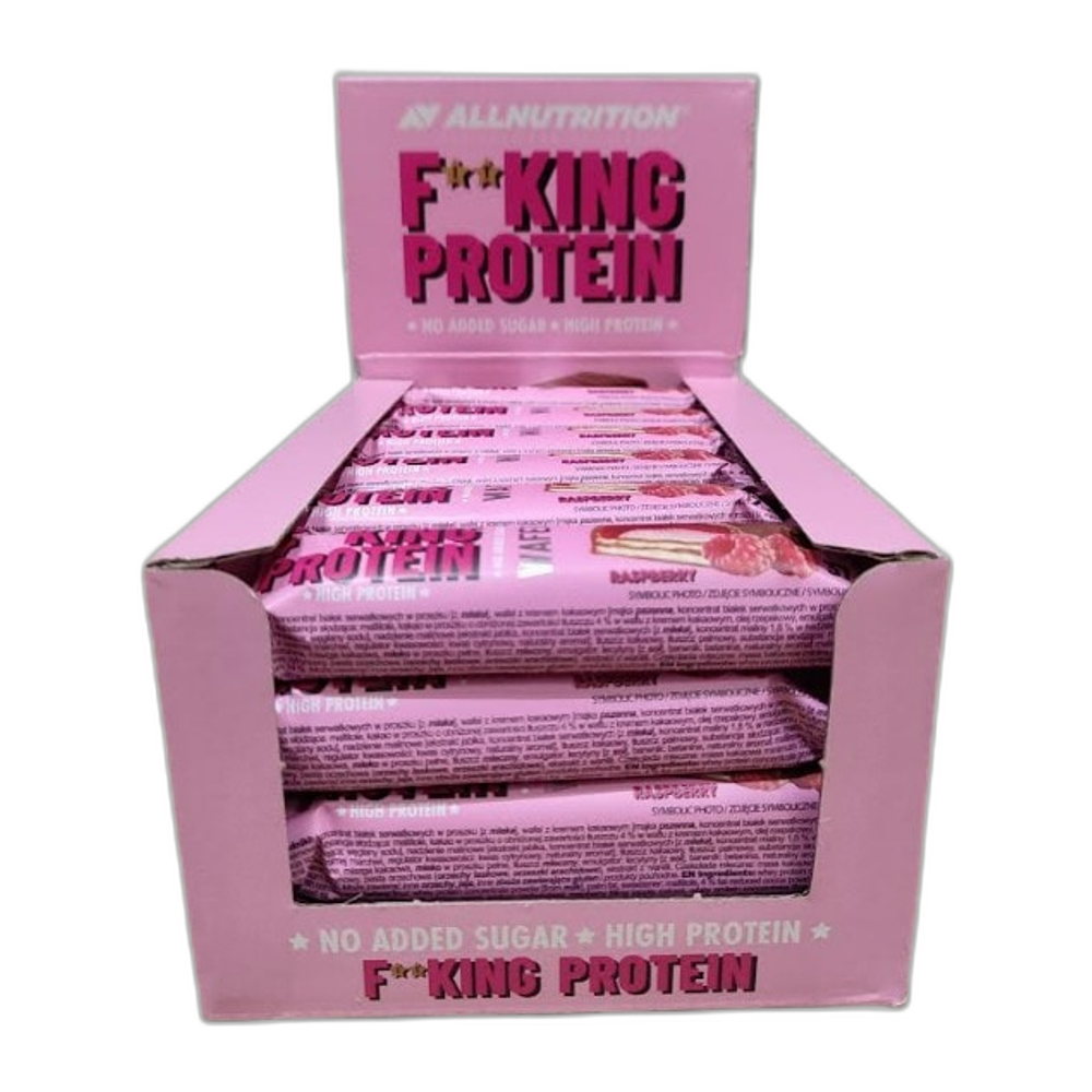 Allnutrition Fitking Protein Wafer, Raspberry - 24 x 37g