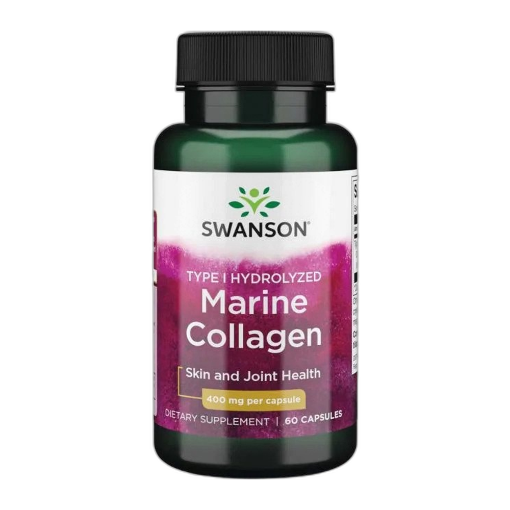 Swanson Type I Hydrolyzed Marine Collagen - 60 caps