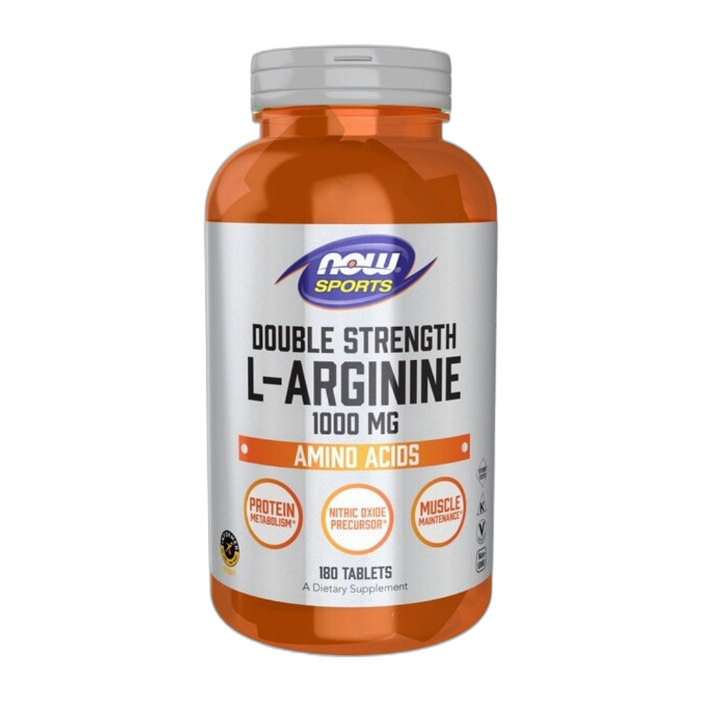 NOW Foods L-Arginine, 1000mg - 180 tablets