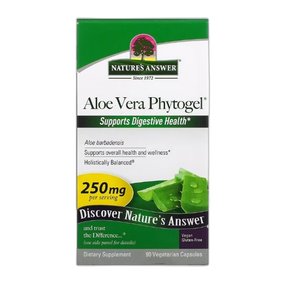 Nature's Answer Aloe Vera, 250mg - 90 vcaps