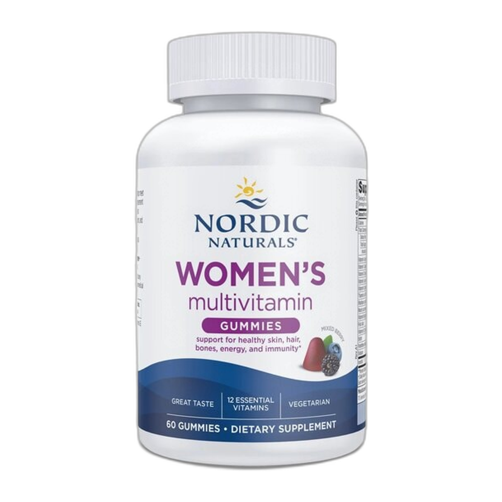 Nordic Naturals Women's Multivitamin Gummies, Mixed Berry - 60 gummies