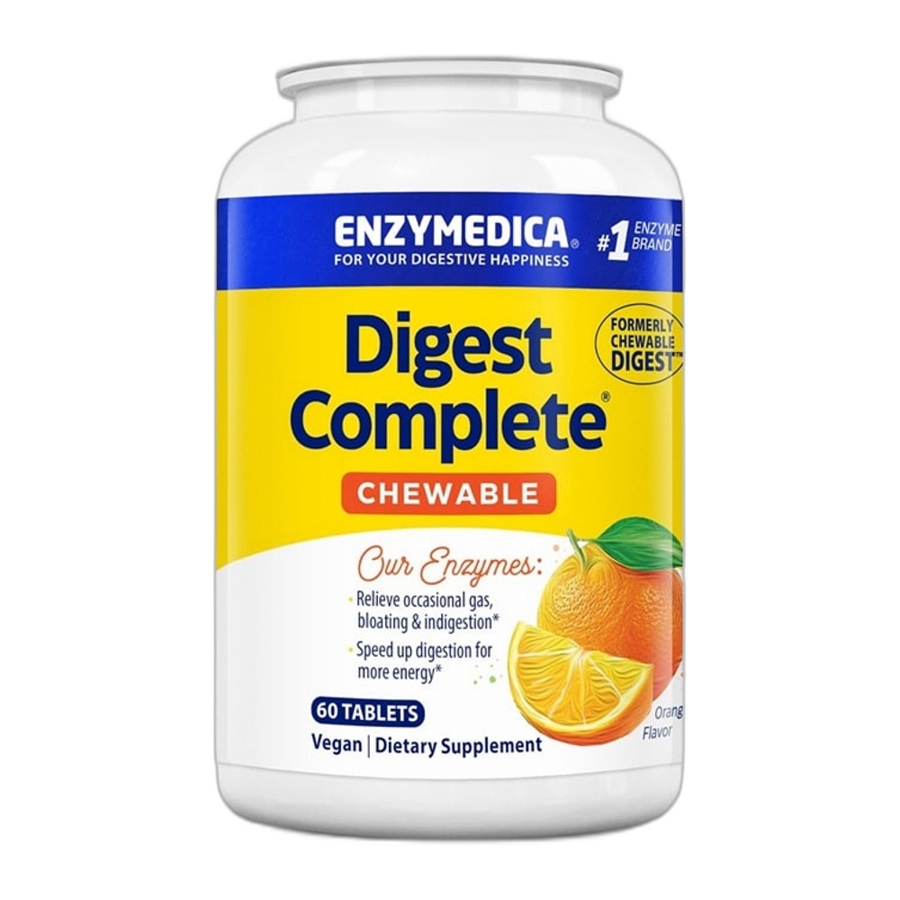 Enzymedica Digest Complete Chewable, Orange - 60 tabs