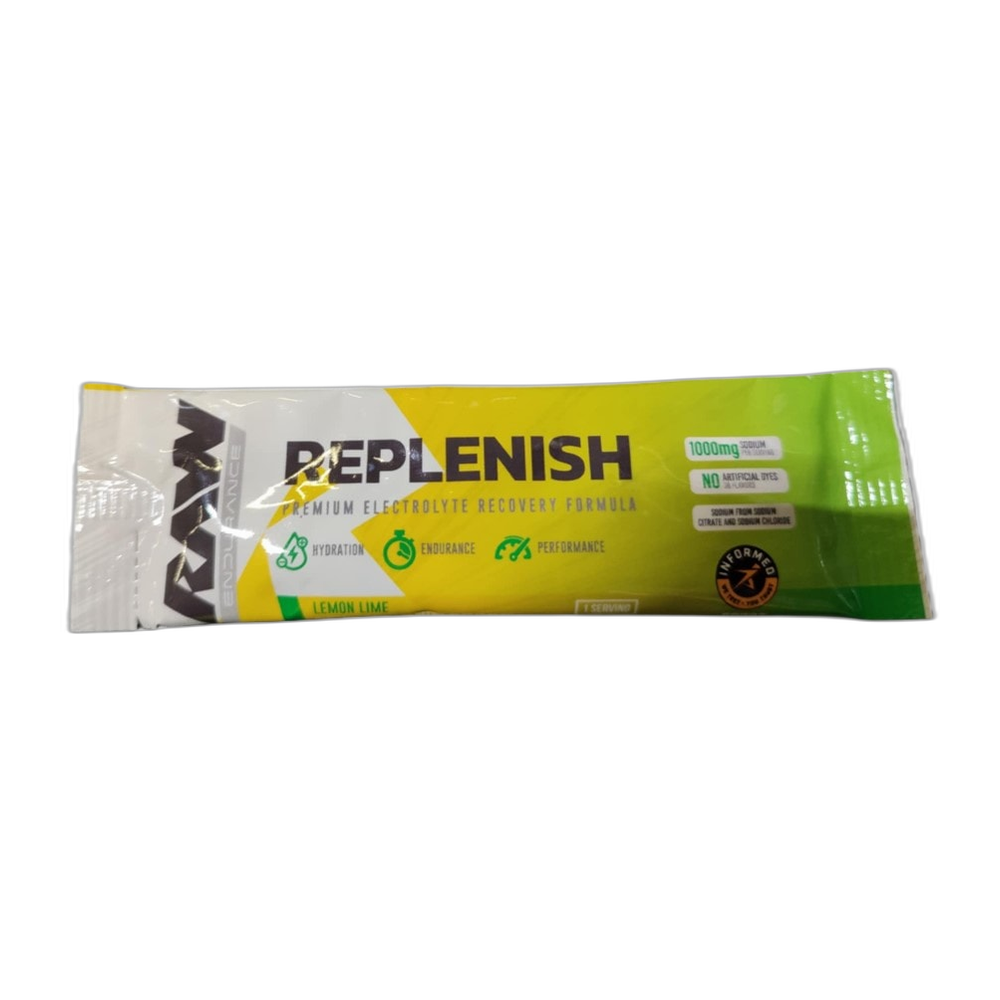 Raw Nutrition Replenish, Lemon Lime - 13.5g (1 serving)