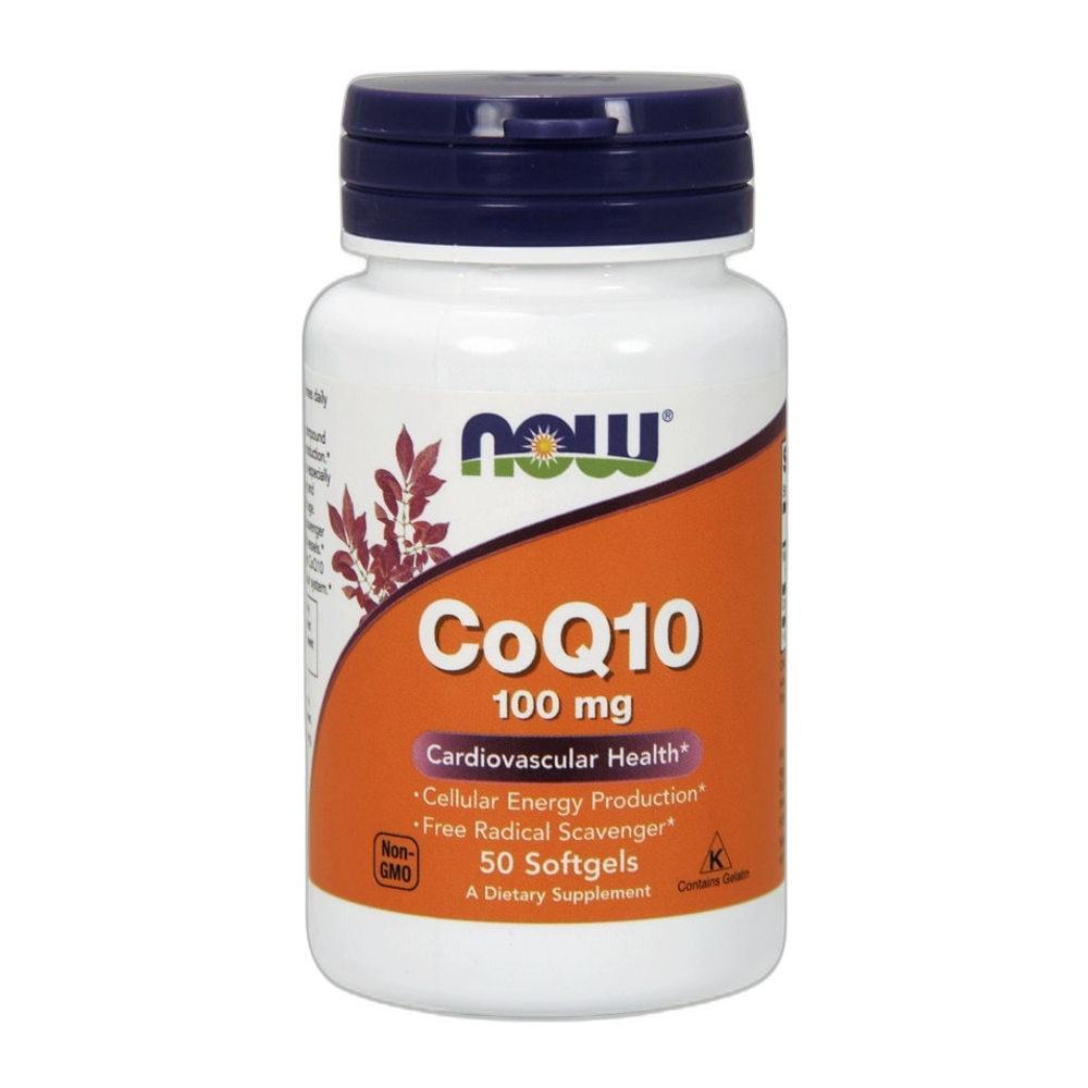 NOW Foods CoQ10, 100mg - 50 softgels