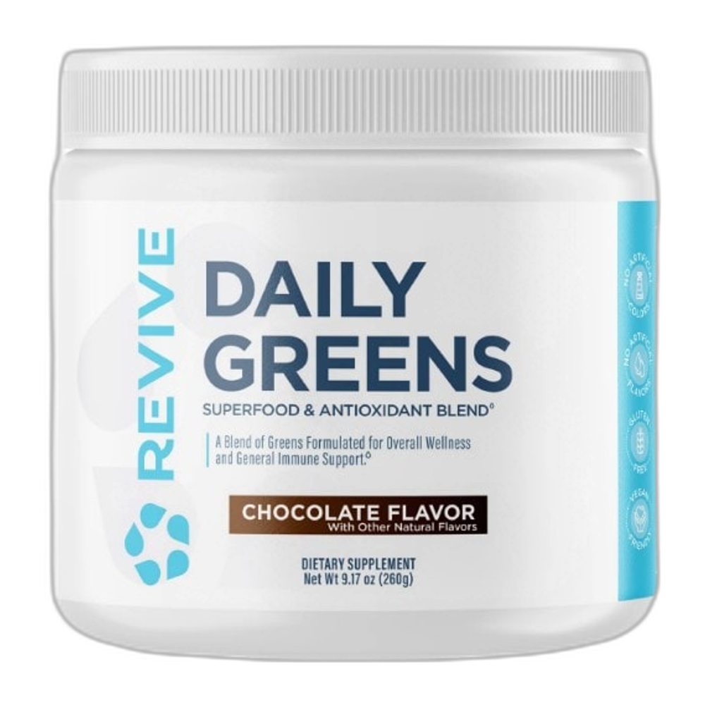 Revive Daily Greens Powder, Chocolate - 260g