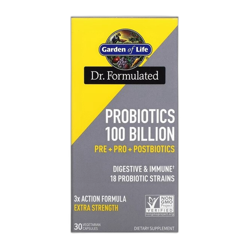 Garden of Life Dr. Formulated Probiotics 100 Billion - 30 vcaps