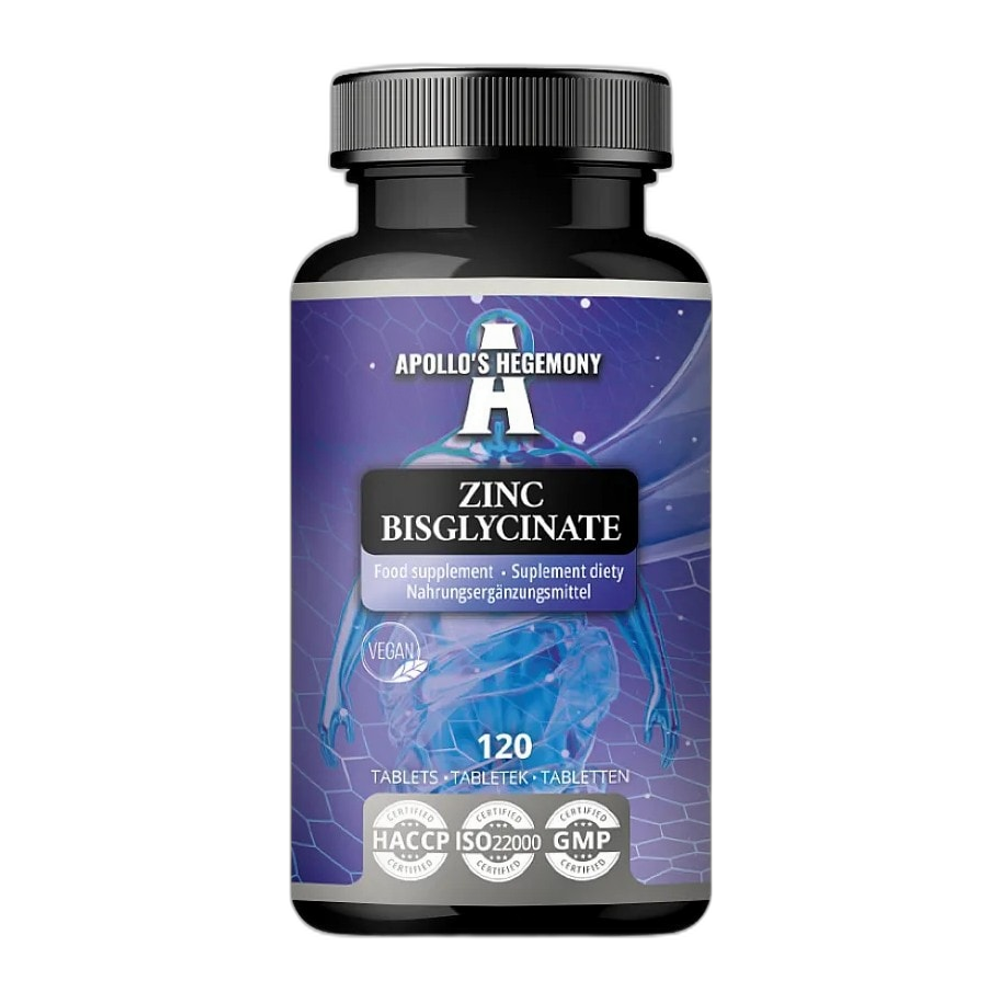 Apollo's Hegemony Zinc Bisglycinate - 120 tablets